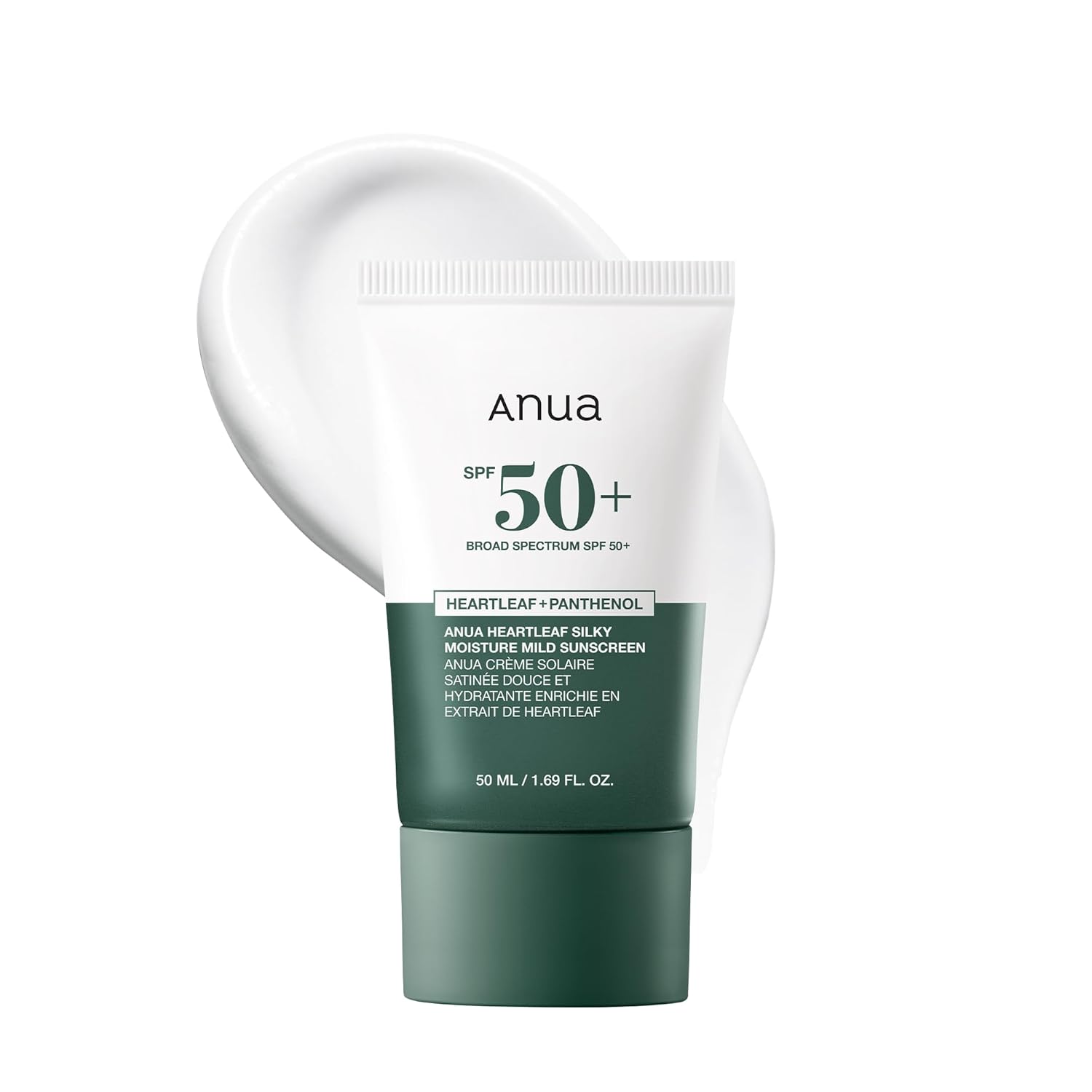Anua Heartleaf Silky Sun Cream - Korean Skincare Anua Heartleaf Silky Sun Cream - Korean Skincare