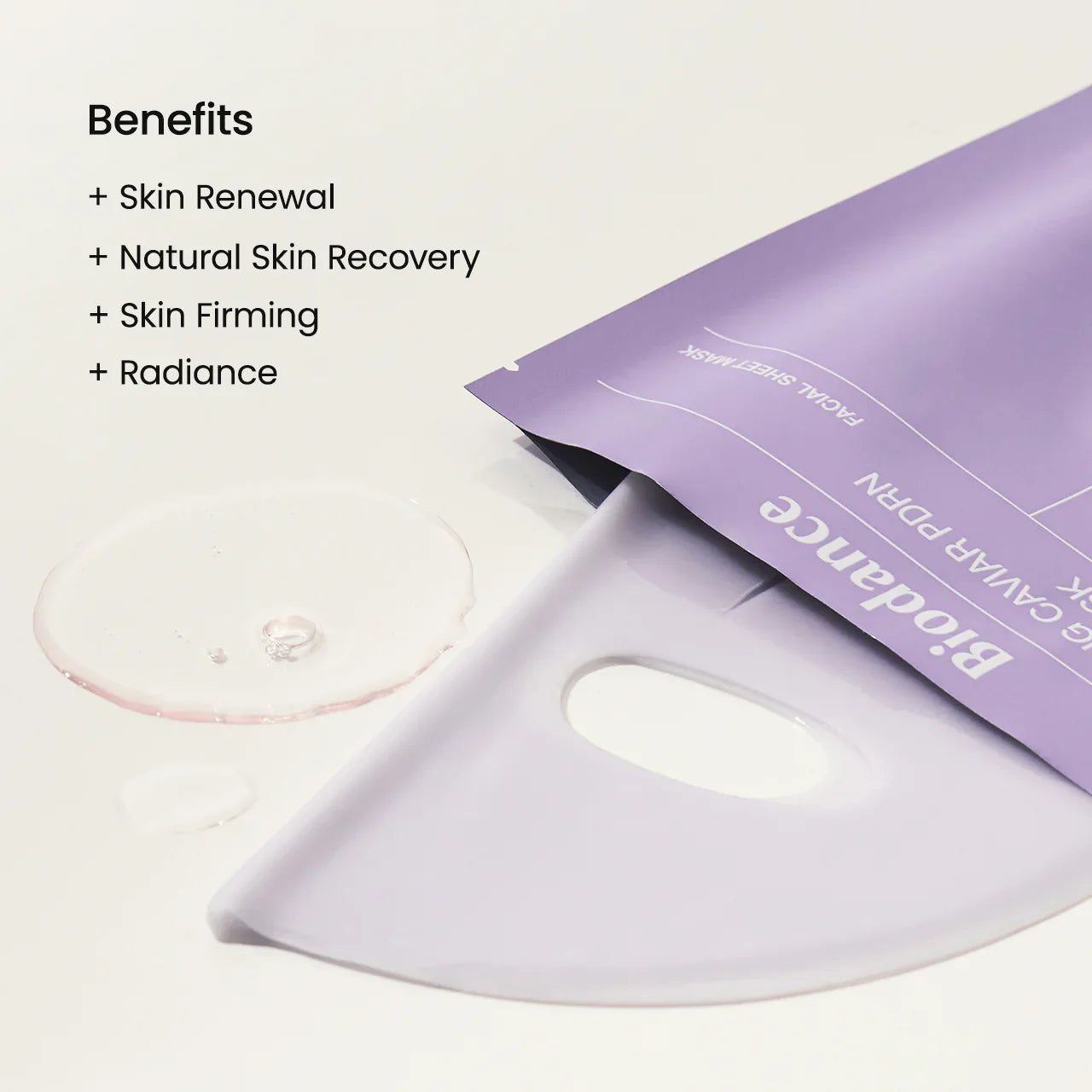 Biodance Rejuvenating Caviar PDRN Real Deep Mask 34g×4ea - Korean Skincare Rejuvenating Caviar PDRN Real Deep Mask 34g×4ea