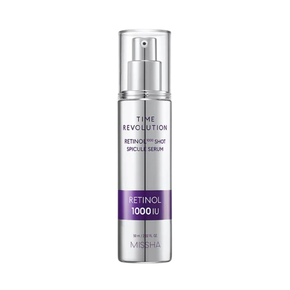 MISSHA Time Revolution Retinol 1000 Shot Spicule Serum 50ml - Korean Skincare Time Revolution Retinol 1000 Shot Spicule Serum 50ml