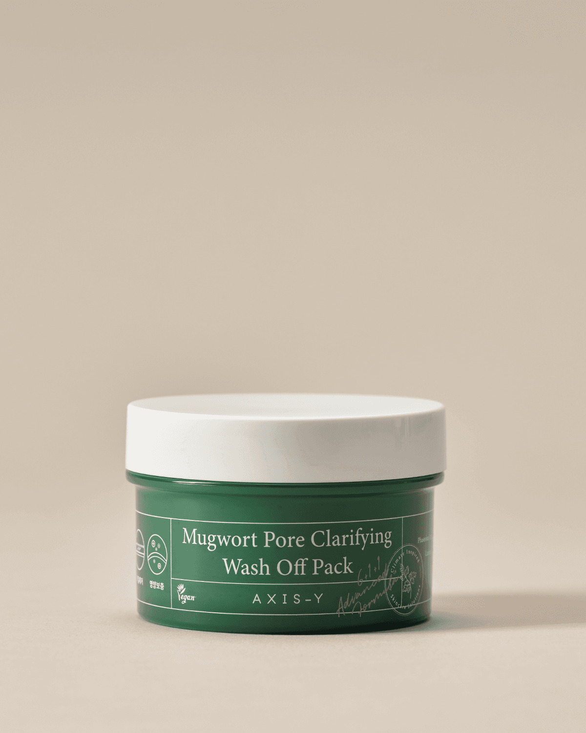 AXIS-Y Mugwort Pore Clarifying Wash Off Pack 100ml - Korean Skincare Mugwort Pore Clarifying Wash Off Pack 100ml