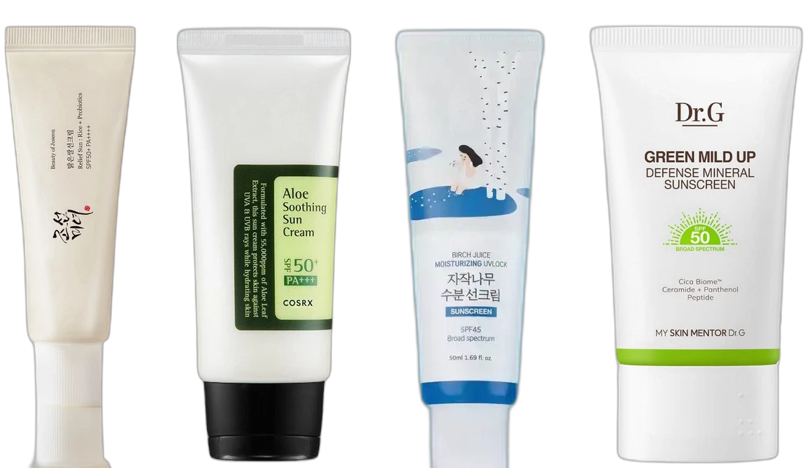 Korean sunscreens