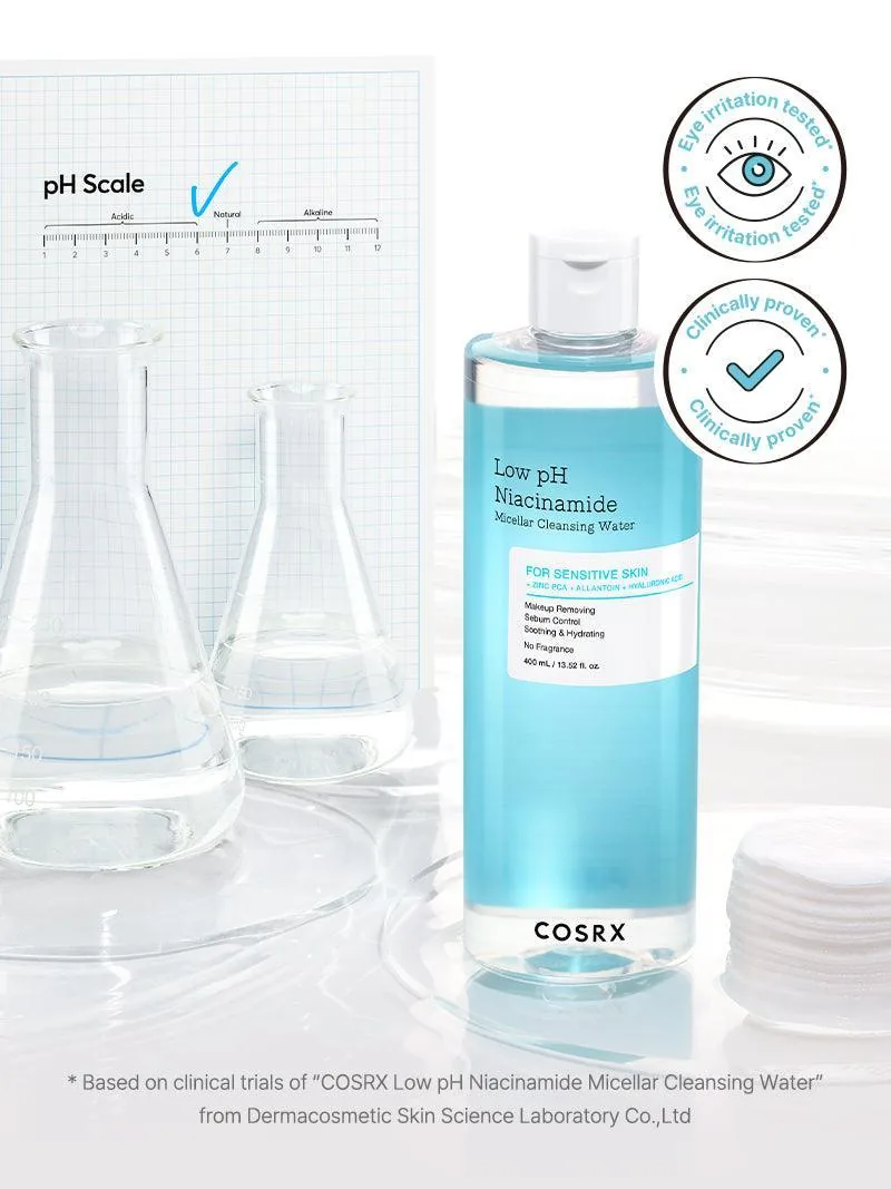 COSRX Low pH Niacinamide Micellar Cleansing Water Niacinamide Micellar Water