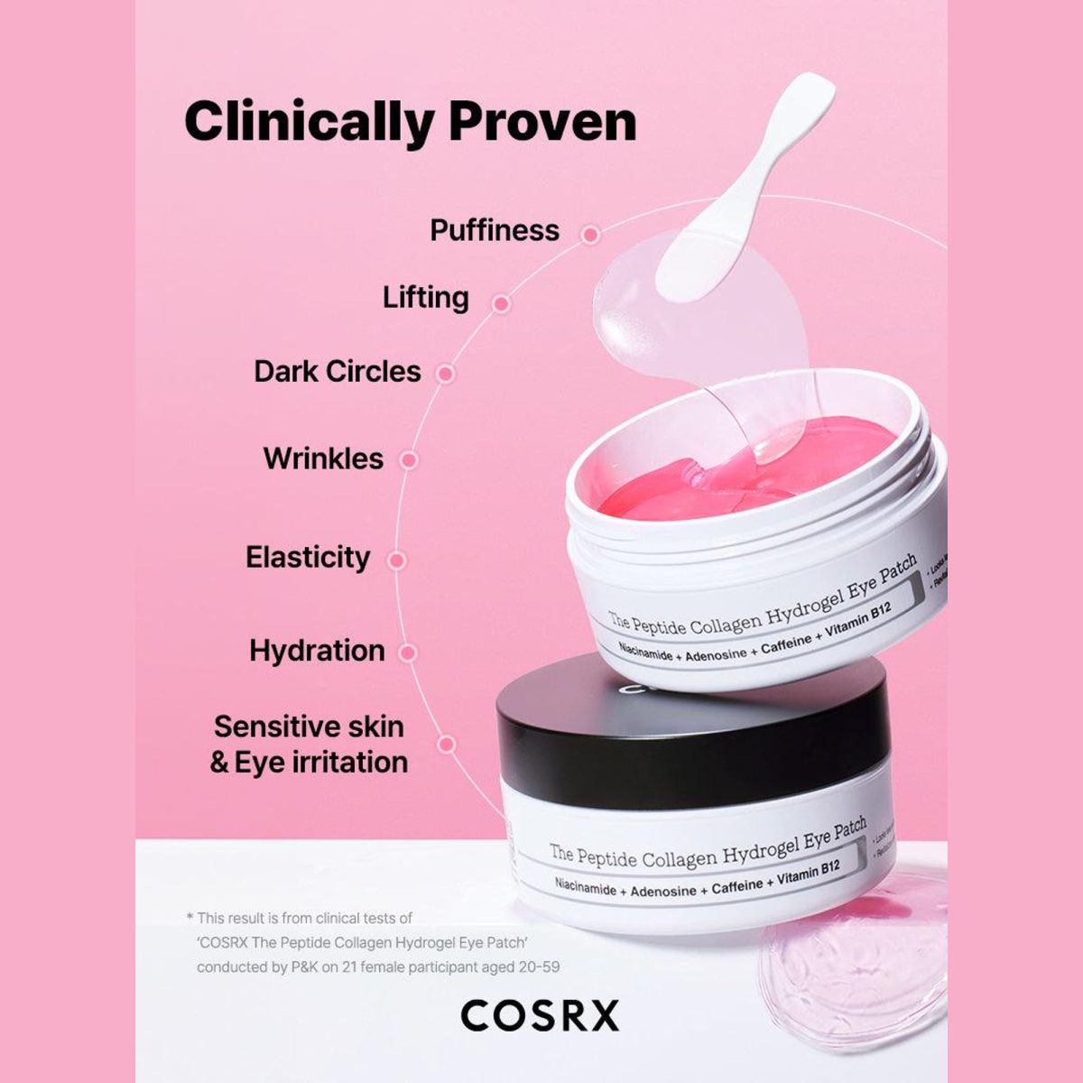 COSRX The Peptide Collagen Hydrogel Eye Patch - Korean Skincare