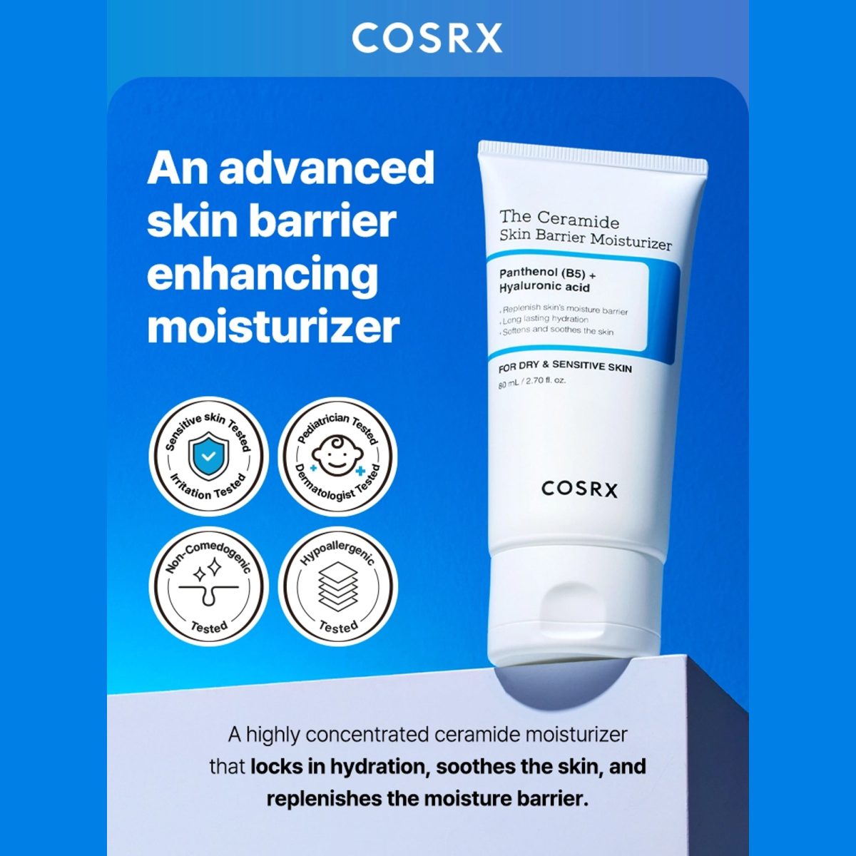 COSRX The Ceramide Skin Barrier Moisturizer - Korean Skincare