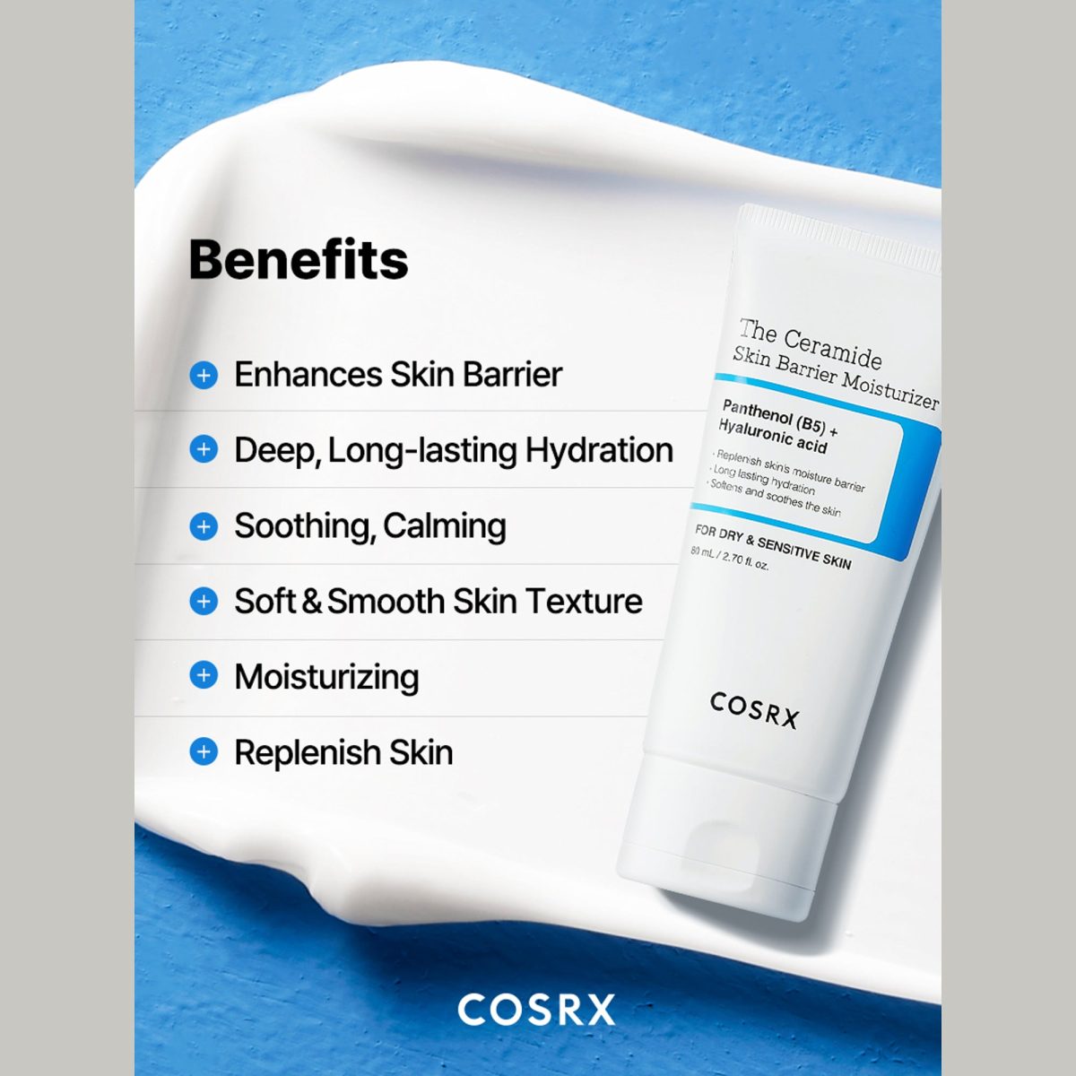 COSRX The Ceramide Skin Barrier Moisturizer - Korean Skincare