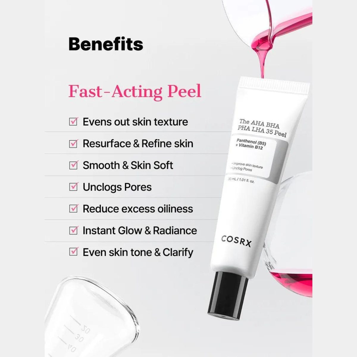 COSRX The AHA/BHA/PHA/LHA 35 Peel - Korean Skincare