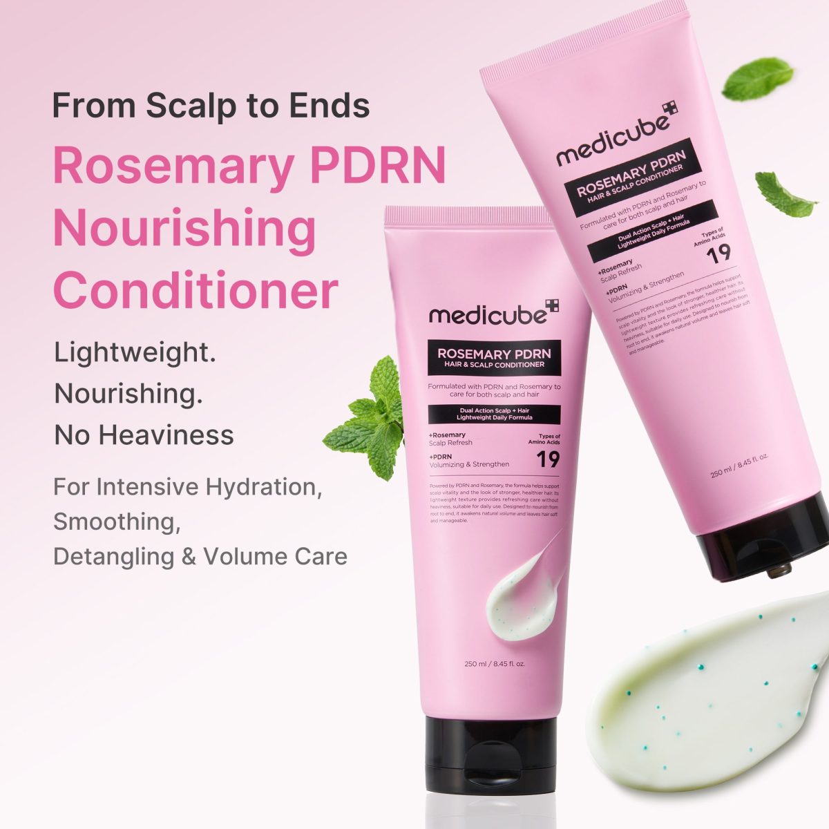 Medicube Rosemary PDRN Hair & Scalp Conditioner - Korean Hair Care