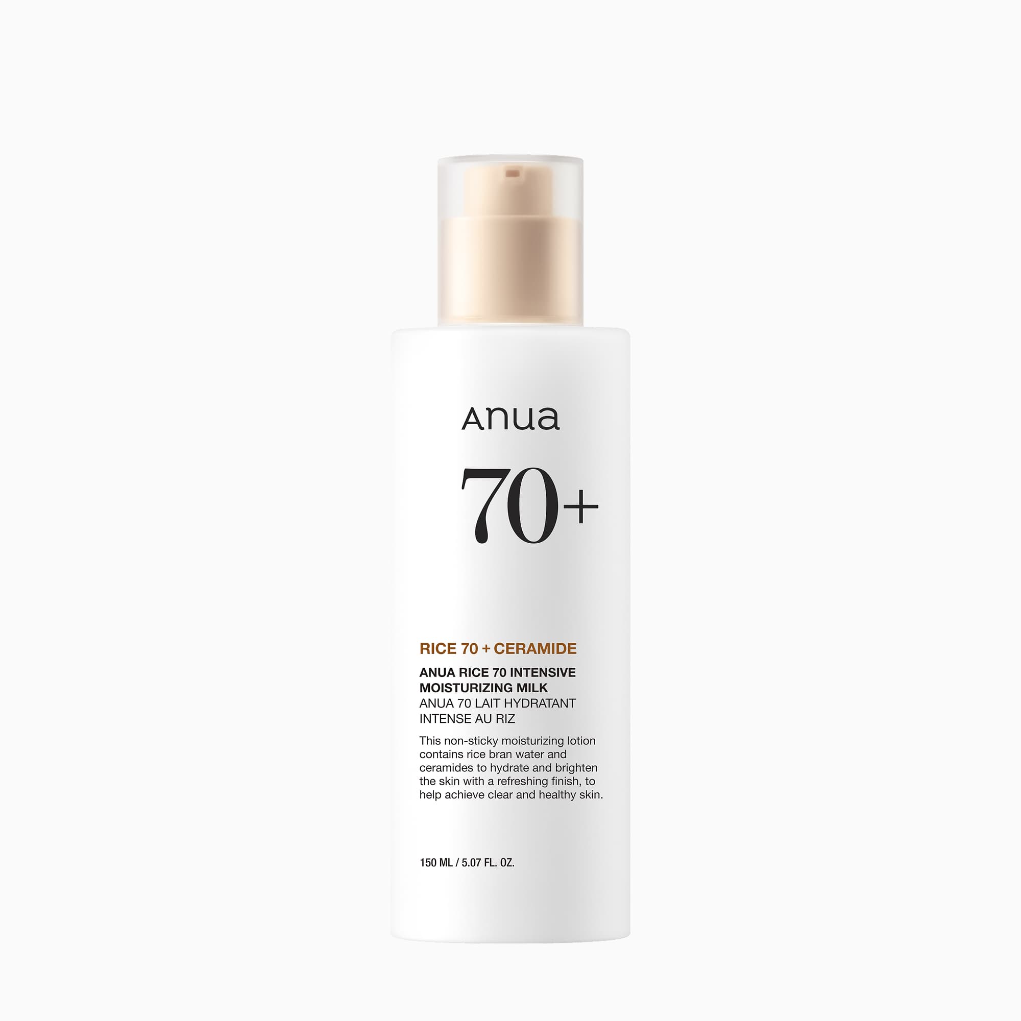 Anua Rice 70 Intensive Moisturizing Milk Lotion - Korean Skincare Rice 70 Intensive Moisturizing Milk Lotion